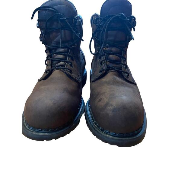 Men's Red Wing brown Leather Work Boot. Lace up. ASTM-F-2892-11 EH. Size 11 - Picture 3 of 7